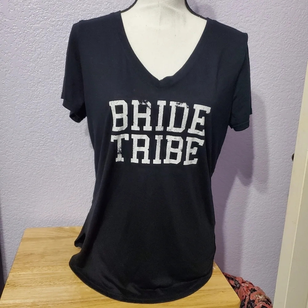 Modern Lux Bride Tribe Black Tee Shirt Xl